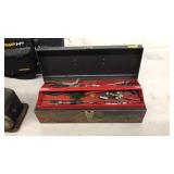 METAL TOOL BOX WITH ASST. TOOLS