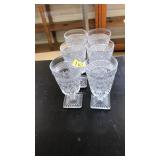 6 VNTG. IMPERIAL CAPE COD WATER GOBLETS
