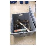 CRATE OF ASST. TOOLS & EXTENSION CORD