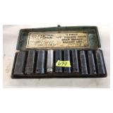 11PC 1/2" SQUARE DRIVE SOCKET SET