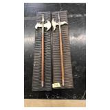 PAIR OF DECORATIVE HALBERDS