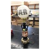 JIM BEAM CLEOPATRA DECANTER LAMP W/BAR GLOBE