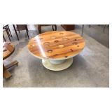 RETRO CABLE SPOOL COFFEE TABLE