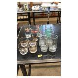 COLLECTION OF ASST. BEER ADVERT GLASSES