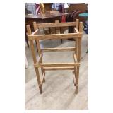 3 TIER HARDWOOD ORGANIZING RACK