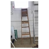 6FT FOLDING WOOD LADDER