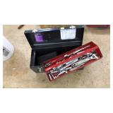 METAL TOOL BOX WITH ASST. TOOLS