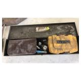 METAL TOOL BOX WITH ASST. TOOLS