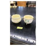 2 BELLEEK SUGAR BOWLS
