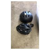 2 BIKE HELMETS