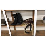 MENS BLACK BOOTS & ASST. BELTS