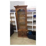 CURIO LIGHTED DISPLAY CABINET