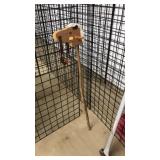 HANDMADE WOOD HORSE RIDING STICK