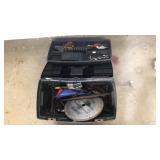 PLASTIC TOOL BOX WITH CONTENTS