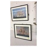 PAIR OF SHIP PRINTS FROM WAILING MUSEUM