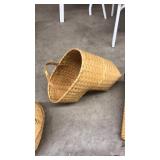PENNSYLVANIA BASKET CO. OAK WEAVED STEP BASKET