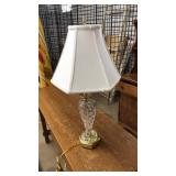 GLASS ACCENT SIDE TABLE LAMP
