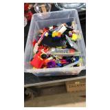 TOTE WITH ASST. LEGO PIECES