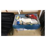 TOTE OF ASST. FIRST AID SUPPLIES
