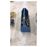 METAL TOOL BOX W/ASST. TOOLS