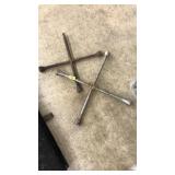 (2) 4-WAY CROSS LUG WRENCHES