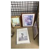 4 FRAMED ART DECOR