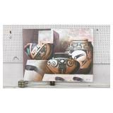 NATIVE AMERICAN THEMED CANVAS BY JAMES EAGLES