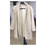 VNTG. WOMENS FORECASTER WOOL-BLEND COAT, SIZE 16