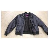 BURKSBAY MENS LEATHER JACKET, XXLT