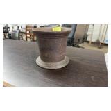 ANTQ. CAST IRON APOTHECARY MORTAR