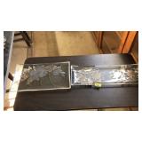 (2) VNTG. ROCKWELL SILVER CO. SERVING TRAYS