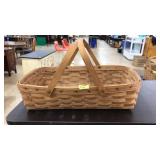 LONGABERGER BASKET WITH HANDLES