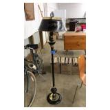 BLACK CHROME FLOOR LAMP