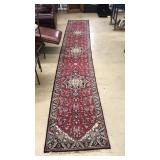HAND TIED PERSIAN WOOL FLOOR RUNNER