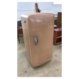 VNTG. PHILCO G-925 REFRIGERATOR, PAINTED BROWN