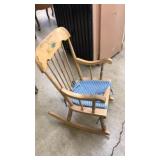 YOUTH PAINTED ROCKING CHAIR