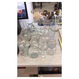 LOT OF ASST. CLEAR GLASS WARE