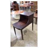 VNTG. TWO TIER STEP SIDE TABLE