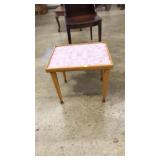 MOSAIC TILE TOP SIDE TABLE
