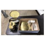 BOX OF CLOCK PARTS