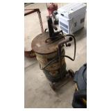 TEXACO METAL FUEL TANK ON DOLLY