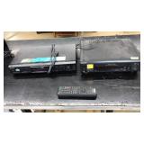 SONY VHS PLAYER & SONY DVD/CD PLAYER