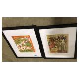 PAIR OF FRAMED NEY YORKER COVERS