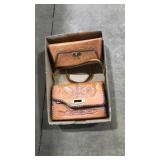 2 HANDMADE LEATHER PURSES FROM MEXICO