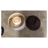 (2) MENS HATS