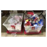 2 BOXES OF CHRISTMAS ORNAMENTS