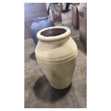 16' UNGLAZED CERAMIC FLOOR VASE