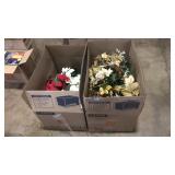 2 BOXES OF ASST. CHRISTMAS DECOR