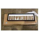 OUR WEDDING PICTURE FRAME COLLAGE