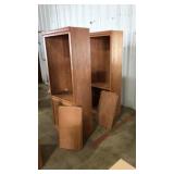 (2) WOODCRAFT BOOKSHELVES